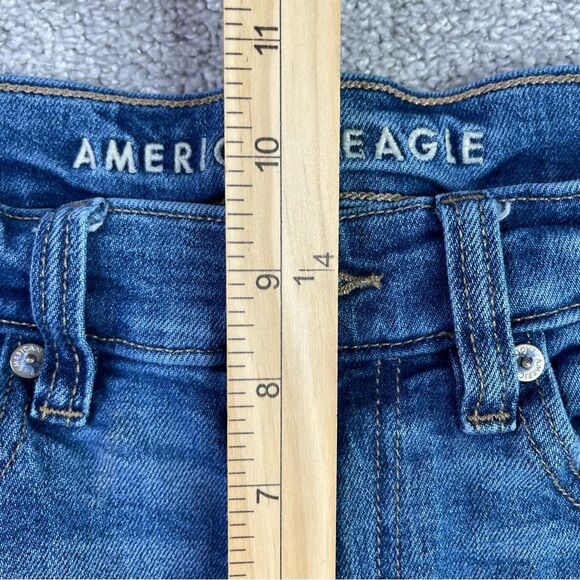 American Eagle 90’s Bootcut Jeans Women’s 4 Blue High Rise Medium Wash Denim - Picture 10 of 13